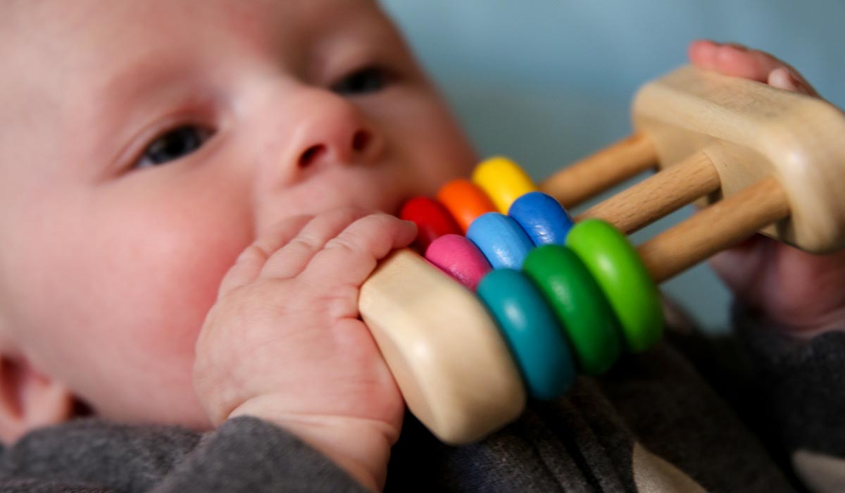 Babys 6 tot 12 maanden houten speelgoed Selecta